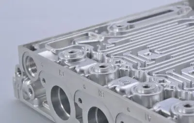 CNC machined aluminium